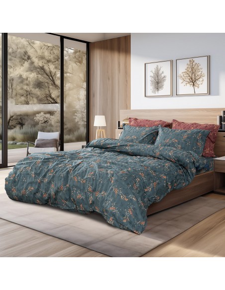 Beauty Home Σετ παπλωματοθήκη υπέρδιπλη Art 12217 Gemini 100% Βαμβακοσατέν 300tc 230x250 Κυπαρισσί Beauty Home Σετ παπλωματοθήκη υπέρδιπλη Art 12217 Gemini 100% Βαμβακοσατέν 300tc 230x250 Κυπαρισσί