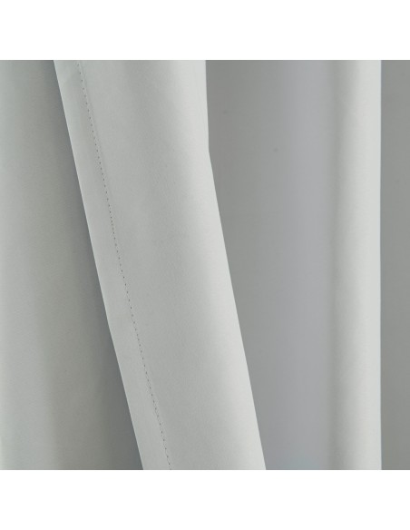 Beauty Home Κουρτίνα Full Blackout σκίασης με 8 κρίκους Soft Art 8391 Ice-Ecru 140x270 Πάγου Beauty Home Κουρτίνα Full Blackout σκίασης με 8 κρίκους Soft Art 8391 Ice-Ecru 140x270 Πάγου