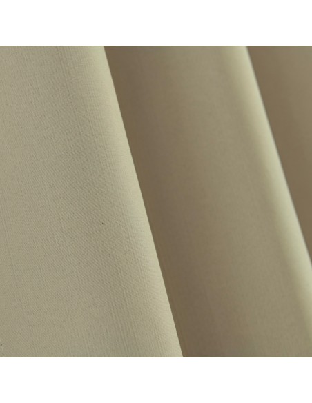 Beauty Home Κουρτίνα Full Blackout σκίασης με 8 κρίκους Soft Art 8391 Beige 140x270 Άμμου Beauty Home Κουρτίνα Full Blackout σκίασης με 8 κρίκους Soft Art 8391 Beige 140x270 Άμμου