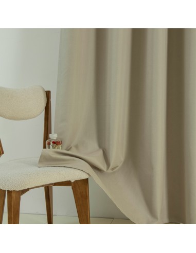 Beauty Home Κουρτίνα Full Blackout σκίασης με 8 κρίκους Soft Art 8391 Beige 140x270 Άμμου Beauty Home Κουρτίνα Full Blackout σκίασης με 8 κρίκους Soft Art 8391 Beige 140x270 Άμμου