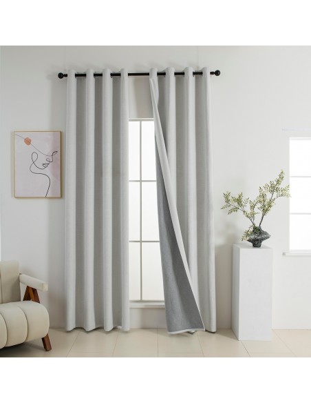 Beauty Home Κουρτίνα Full Blackout σκίασης με 8 κρίκους Elite Art 8392 Ice-No1 140x270 Πάγου Beauty Home Κουρτίνα Full Blackout σκίασης με 8 κρίκους Elite Art 8392 Ice-No1 140x270 Πάγου