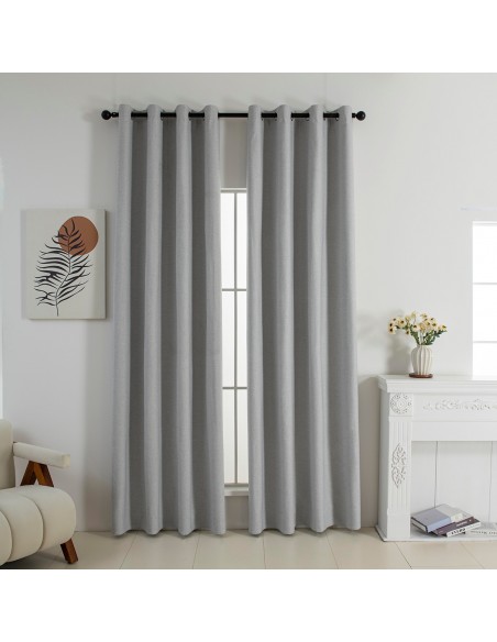 Beauty Home Κουρτίνα Full Blackout σκίασης με 8 κρίκους Elite Art 8392 Light Grey-Νο3 140x270 Ασημί Beauty Home Κουρτίνα Full Blackout σκίασης με 8 κρίκους Elite Art 8392 Light Grey-Νο3 140x270 Ασημί