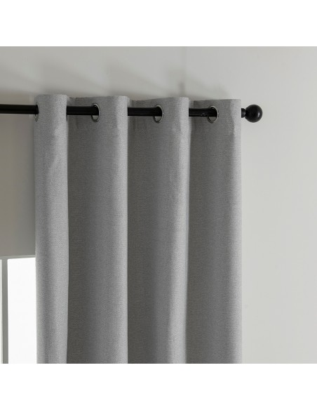 Beauty Home Κουρτίνα Full Blackout σκίασης με 8 κρίκους Elite Art 8392 Light Grey-Νο3 140x270 Ασημί Beauty Home Κουρτίνα Full Blackout σκίασης με 8 κρίκους Elite Art 8392 Light Grey-Νο3 140x270 Ασημί