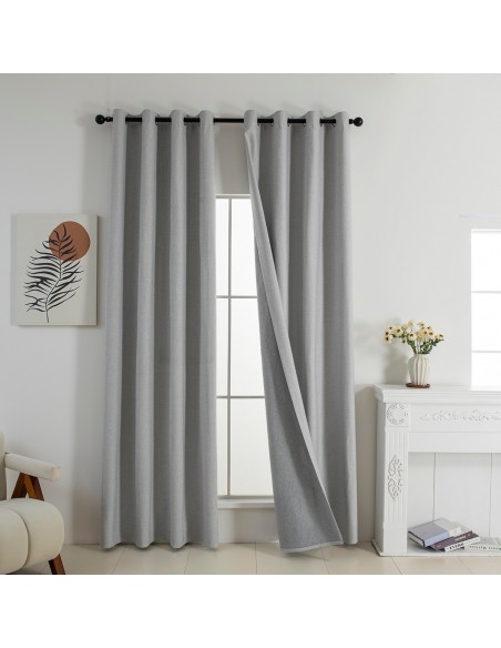 Beauty Home Κουρτίνα Full Blackout σκίασης με 8 κρίκους Elite Art 8392 Light Grey-Νο3 140x270 Ασημί Beauty Home Κουρτίνα Full Blackout σκίασης με 8 κρίκους Elite Art 8392 Light Grey-Νο3 140x270 Ασημί