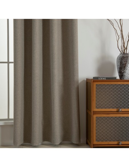 Beauty Home Κουρτίνα Full Blackout σκίασης με 8 κρίκους Elite Art 8392 Beige-Νο5 140x270 Μπεζ Beauty Home Κουρτίνα Full Blackout σκίασης με 8 κρίκους Elite Art 8392 Beige-Νο5 140x270 Μπεζ