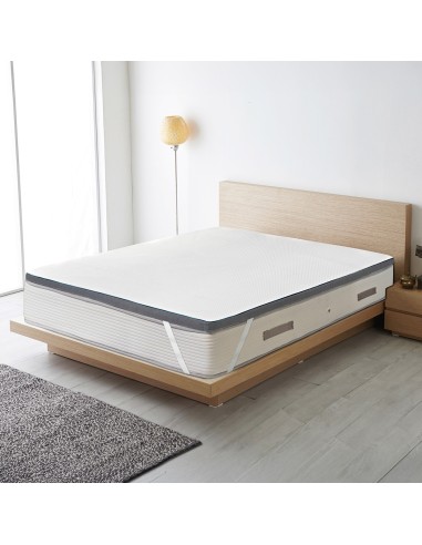 Beauty Home Ανώστρωμα Gel Memory Foam Relief Plus Art 4700 200x200 Λευκό