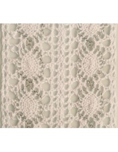 Beauty Home ΠΟΥΓΚΙ ΔΑΝΤΕΛΑ ΜΟΝΟΧΡΩΜΑ 12 x 17 cm  Μπεζ 2