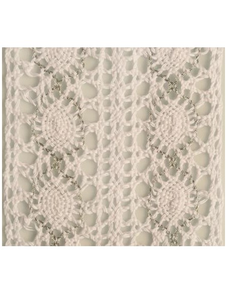 Beauty Home ΠΟΥΓΚΙ ΔΑΝΤΕΛΑ ΜΟΝΟΧΡΩΜΑ 12 x 17 cm  ΛΕΥΚΟ / ΑΣΗΜΙ LUREX Beauty Home ΠΟΥΓΚΙ ΔΑΝΤΕΛΑ ΜΟΝΟΧΡΩΜΑ 12 x 17 cm  ΛΕΥΚΟ / ΑΣΗΜΙ LUREX