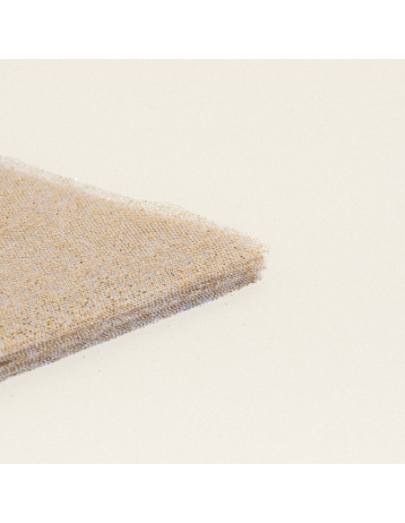 Beauty Home ΜΑΝΤΗΛΙ ΤΟΥΛΙ ΓΚΛΙΤΕΡ 35 x 35 cm  ΧΡΥΣΟ