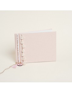 Beauty Home ΒΙΒΛΙΟ ΕΥΧΩΝ ΡΟΖ ΧΡΥΣΟ LUREX  ΟΡΘΙΟ