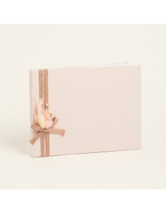 Beauty Home ΒΙΒΛΙΟ ΕΥΧΩΝ ΣΤΕΦΑΝΙ ΡΟΖ-ΧΡΥΣΟ ΜΕ ΑΠΟΞΗΡΑΜΕΝΑ  ΟΡΘΙΟ