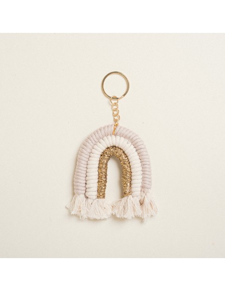 Beauty Home ΜΑΚΡΑΜΕ ΟΥΡΑΝΙΟ ΤΟΞΟ ΜΠΡΕΛΟΚ 8 x 6 cm  ΜΠΕΖ / ΧΡΥΣΟ