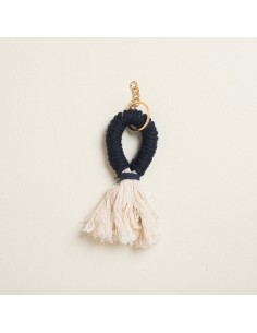 Beauty Home ΜΑΚΡΑΜΕ ΜΠΡΕΛΟΚ 11 x 4 cm  ΣΚΟΥΡΟ ΜΠΛΕ