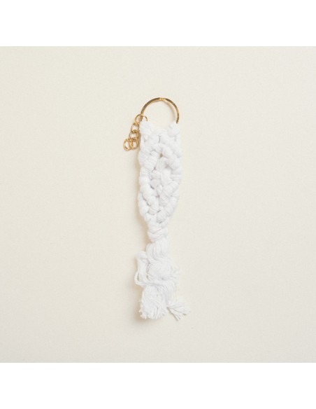 Beauty Home ΜΑΚΡΑΜΕ ΜΠΡΕΛΟΚ 17 x 3 cm  Λευκό