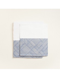 Beauty Home ΛΑΔΟΠΑΝΟ ΔΙΑΓΩΝΙΕΣ ΓΡΑΜΜΕΣ ΜΠΛΕ  ΚΟΡΙΤΣΙ ΕΚΡΟΥ