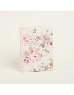 Beauty Home ΒΙΒΛΙΟ ΕΥΧΩΝ ΚΛΑΣΙΚΟ ΦΛΟΡΑΛ ΕΚΡΟΥ  ΠΛΑΓΙΟ