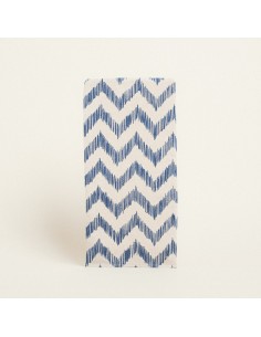 Beauty Home ΔΙΑΚΟΣΜΗΤΙΚΟ ΛΑΜΠΑΔΑΣ ΜΠΛΕ ΖΙΓΚΖΑΓΚ   45 x 22 cm