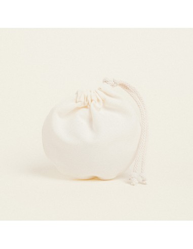 Beauty Home ΠΟΥΓΚΙ ΟΒΑΛ ΜΕ ΚΟΡΔΟΝΙ ΜΟΝΟΧΡΩΜΟ PREMIUM 13 x 14 cm  Εκρού 13 x 14 cm