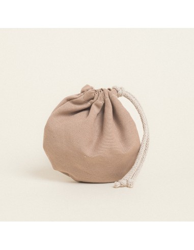 Beauty Home ΠΟΥΓΚΙ ΟΒΑΛ ΜΕ ΚΟΡΔΟΝΙ ΜΟΝΟΧΡΩΜΟ PREMIUM 13 x 14 cm  Μπεζ 13 x 14 cm