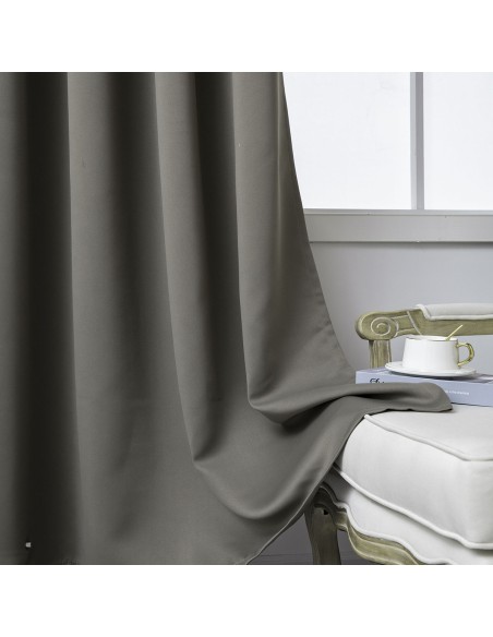 Beauty Home Ύφασμα κουρτίνας Blackout σκίασης Ideal Art 8400  Ύφασμα Φ280 Καφέ