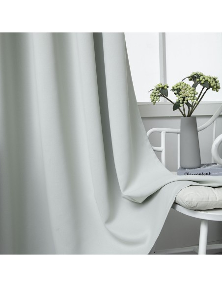 Beauty Home Ύφασμα κουρτίνας Blackout σκίασης Ideal Art 8400  Ύφασμα Φ280 Γκρι