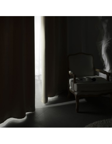 Beauty Home Κουρτίνα Blackout σκίασης με 8 κρίκους Ideal Art 8400 140x270 Άμμου Beauty Home Κουρτίνα Blackout σκίασης με 8 κρίκους Ideal Art 8400 140x270 Άμμου