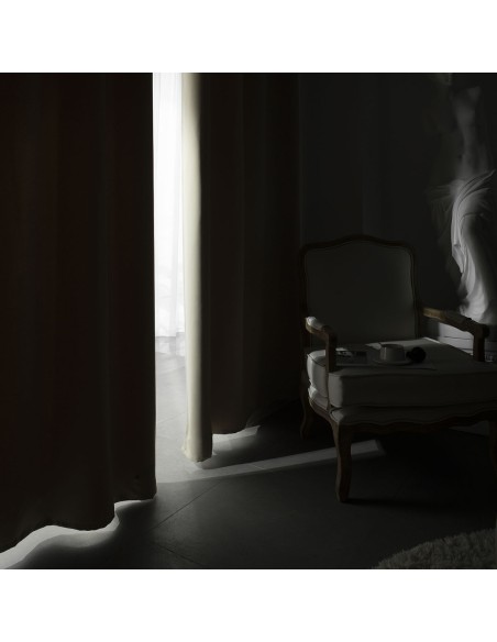 Beauty Home Κουρτίνα Blackout σκίασης με 8 κρίκους Ideal Art 8400 140x270 Άμμου Beauty Home Κουρτίνα Blackout σκίασης με 8 κρίκους Ideal Art 8400 140x270 Άμμου