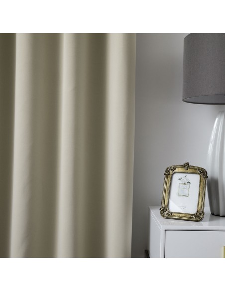 Beauty Home Κουρτίνα Blackout σκίασης με 8 κρίκους Ideal Art 8400 140x270 Άμμου Beauty Home Κουρτίνα Blackout σκίασης με 8 κρίκους Ideal Art 8400 140x270 Άμμου