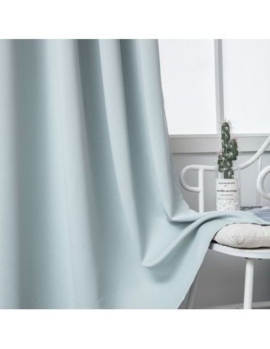 Beauty Home Κουρτίνα Blackout σκίασης με 8 κρίκους Ideal Art 8400 140x270 Σιέλ