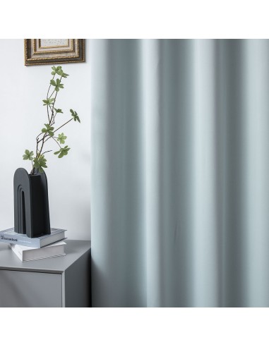 Beauty Home Κουρτίνα Blackout σκίασης με 8 κρίκους Ideal Art 8400 140x270 Σιέλ