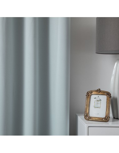 Beauty Home Κουρτίνα Blackout σκίασης με 8 κρίκους Ideal Art 8400 140x270 Σιέλ