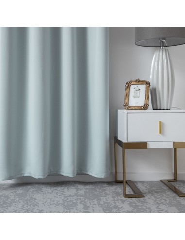 Beauty Home Κουρτίνα Blackout σκίασης με 8 κρίκους Ideal Art 8400 140x270 Σιέλ