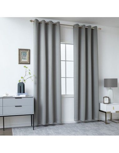 Beauty Home Κουρτίνα Blackout σκίασης με 8 κρίκους Art Ideal 8400 140x270 Ανθρακίτης Beauty Home Κουρτίνα Blackout σκίασης με 8 κρίκους Art Ideal 8400 140x270 Ανθρακίτης