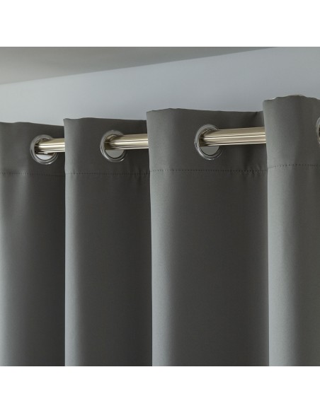 Beauty Home Κουρτίνα Blackout σκίασης με 8 κρίκους Art Ideal 8400 140x270 Ανθρακίτης Beauty Home Κουρτίνα Blackout σκίασης με 8 κρίκους Art Ideal 8400 140x270 Ανθρακίτης