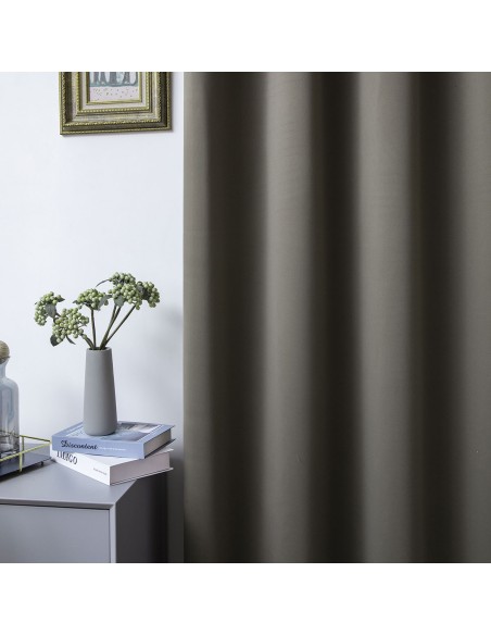 Beauty Home Κουρτίνα Blackout σκίασης με 8 κρίκους Ideal Art 8400 140x270 Καφέ Beauty Home Κουρτίνα Blackout σκίασης με 8 κρίκους Ideal Art 8400 140x270 Καφέ