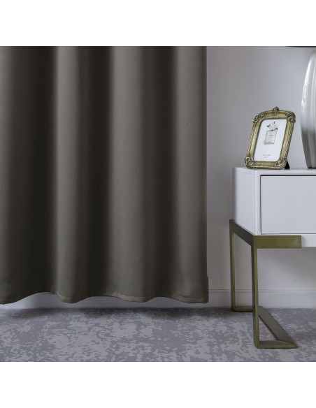 Beauty Home Κουρτίνα Blackout σκίασης με 8 κρίκους Ideal Art 8400 140x270 Καφέ Beauty Home Κουρτίνα Blackout σκίασης με 8 κρίκους Ideal Art 8400 140x270 Καφέ