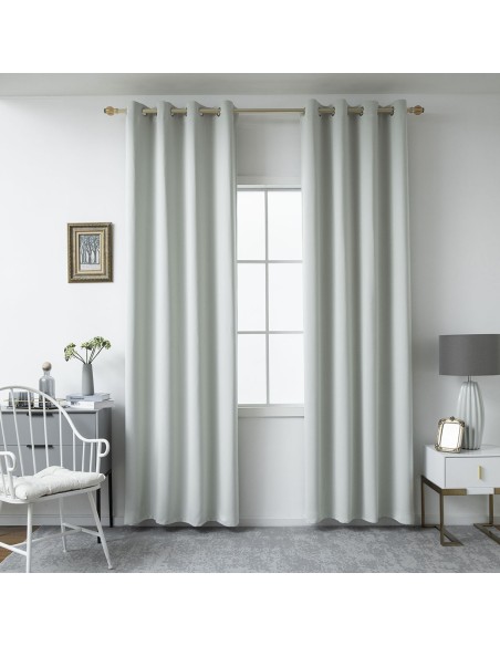 Beauty Home Κουρτίνα Blackout σκίασης με 8 κρίκους Ideal Art 8400 140x270 Γκρι Beauty Home Κουρτίνα Blackout σκίασης με 8 κρίκους Ideal Art 8400 140x270 Γκρι