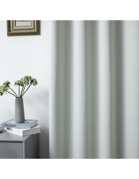 Beauty Home Κουρτίνα Blackout σκίασης με 8 κρίκους Ideal Art 8400 140x270 Γκρι Beauty Home Κουρτίνα Blackout σκίασης με 8 κρίκους Ideal Art 8400 140x270 Γκρι
