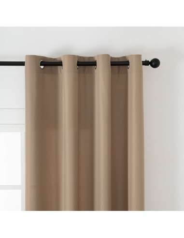 Beauty Home Κουρτίνα μεσαίας σκίασης με 8 μεταλλικούς κρίκους Effect Art 8443 140x270 Μπεζ Beauty Home Κουρτίνα μεσαίας σκίασης με 8 μεταλλικούς κρίκους Effect Art 8443 140x270 Μπεζ