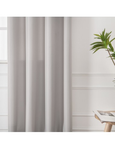 Beauty Home Κουρτίνα μεσαίας σκίασης με 8 μεταλλικούς κρίκους Effect Art 8443 140x270 Ασημί Beauty Home Κουρτίνα μεσαίας σκίασης με 8 μεταλλικούς κρίκους Effect Art 8443 140x270 Ασημί