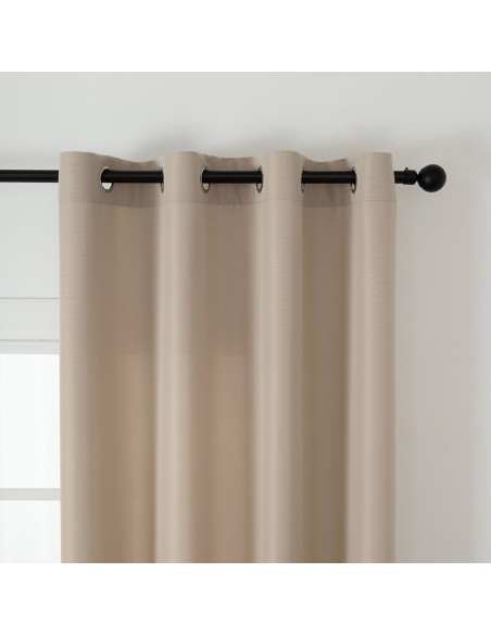 Beauty Home Κουρτίνα μεσαίας σκίασης με 8 μεταλλικούς κρίκους Effect Art 8443 140x270 Άμμου Beauty Home Κουρτίνα μεσαίας σκίασης με 8 μεταλλικούς κρίκους Effect Art 8443 140x270 Άμμου