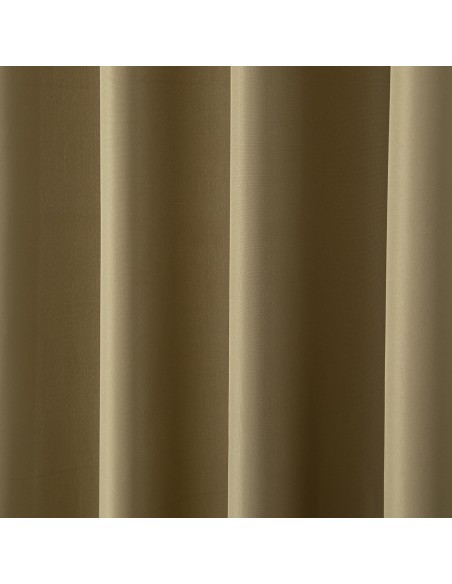 Beauty Home Κουρτίνα μεσαίας σκίασης με 8 μεταλλικούς κρίκους Effect Art 8443 140x270 Λαδί Beauty Home Κουρτίνα μεσαίας σκίασης με 8 μεταλλικούς κρίκους Effect Art 8443 140x270 Λαδί
