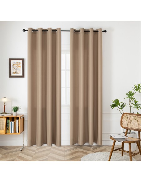 Beauty Home Ύφασμα κουρτίνας με το μέτρο μεσαίας σκίασης Effect Art 8443 Φ320 Μπεζ