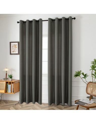 Beauty Home Ύφασμα κουρτίνας με το μέτρο μεσαίας σκίασης Effect Art 8443 Φ320 Ανθρακί