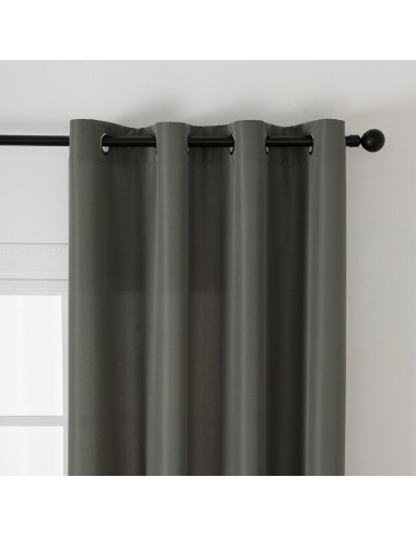 Beauty Home Ύφασμα κουρτίνας με το μέτρο μεσαίας σκίασης Effect Art 8443 Φ320 Ανθρακί