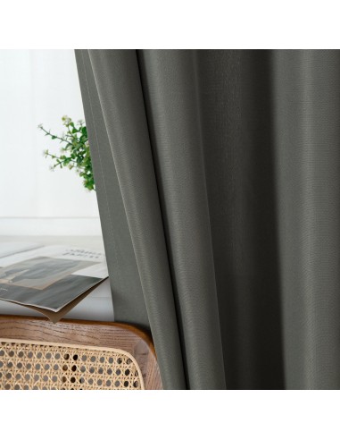 Beauty Home Ύφασμα κουρτίνας με το μέτρο μεσαίας σκίασης Effect Art 8443 Φ320 Ανθρακί