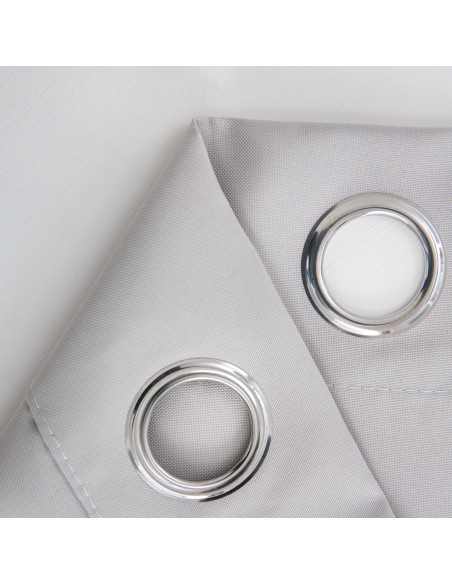 Beauty Home Ύφασμα κουρτίνας με το μέτρο μεσαίας σκίασης Effect Art 8443 Φ320 Ασημί