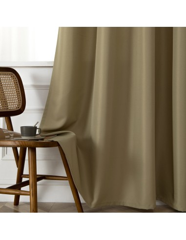 Beauty Home Ύφασμα κουρτίνας με το μέτρο μεσαίας σκίασης Effect Art 8443 Φ320 Λαδί