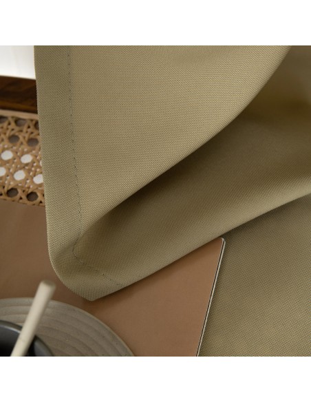 Beauty Home Ύφασμα κουρτίνας με το μέτρο μεσαίας σκίασης Effect Art 8443 Φ320 Λαδί