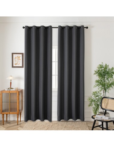 Beauty Home Ύφασμα κουρτίνας με το μέτρο Blackout jacquard σκίασης Glare Art 8444 Φ280 Ανθαρκί